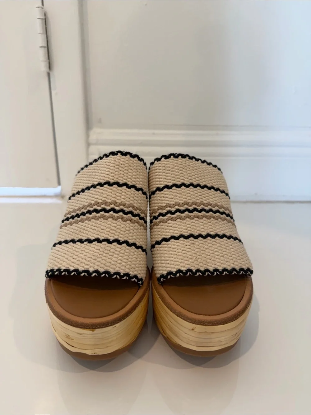 See By Chloe Woven platform wedge sandal